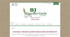 Desktop Screenshot of bjgarlic.com